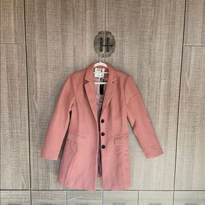 Allegra K Notched Lapel Single Breasted Outwear Winter Pea Coat‎